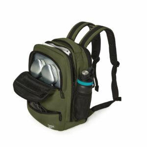 CabinFly Aircruiser 40×30×15 cm Uitbreidbare Rugzak 18L (groen)