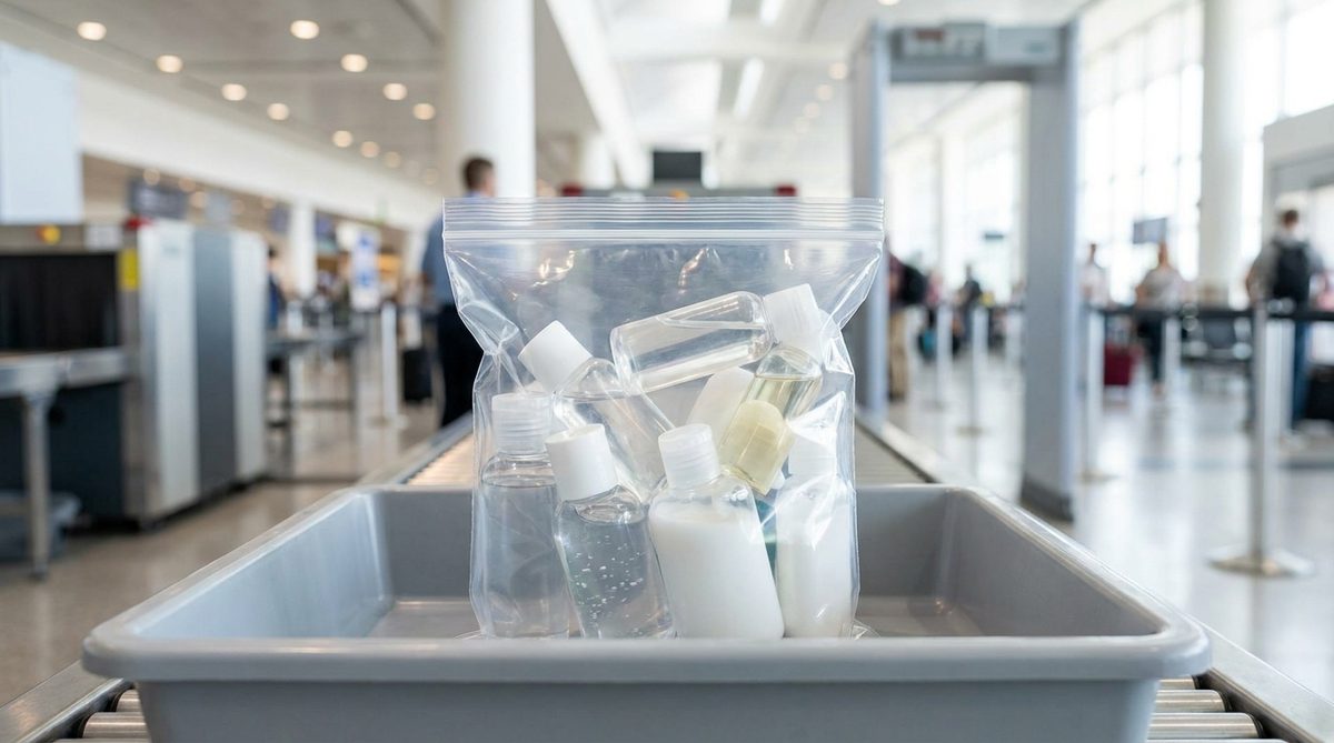 Vloeistoffen in je handbagage: de 100ml-regel uitgelegd